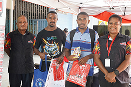 Theodist at the UPNG Orientation Goods and Services Fair 2025
